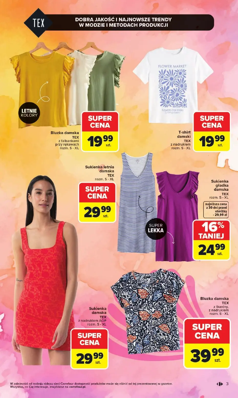 gazetka promocyjna Carrefour Stylizacje na letnie okazje - Strona 3