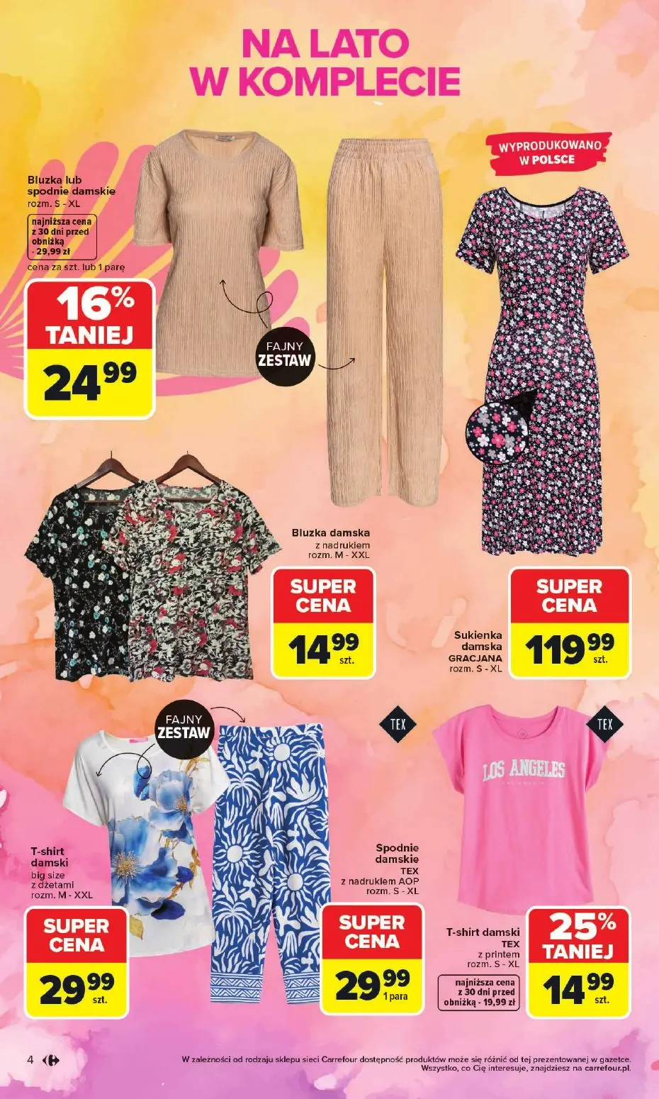 gazetka promocyjna Carrefour Stylizacje na letnie okazje - Strona 4