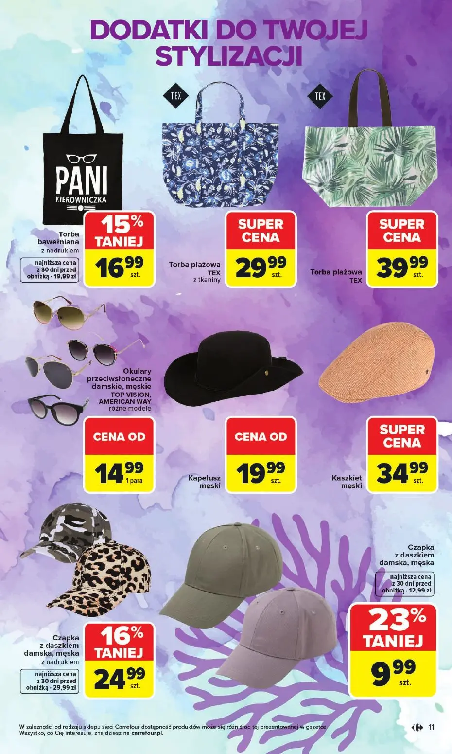 gazetka promocyjna Carrefour Stylizacje na letnie okazje - Strona 11