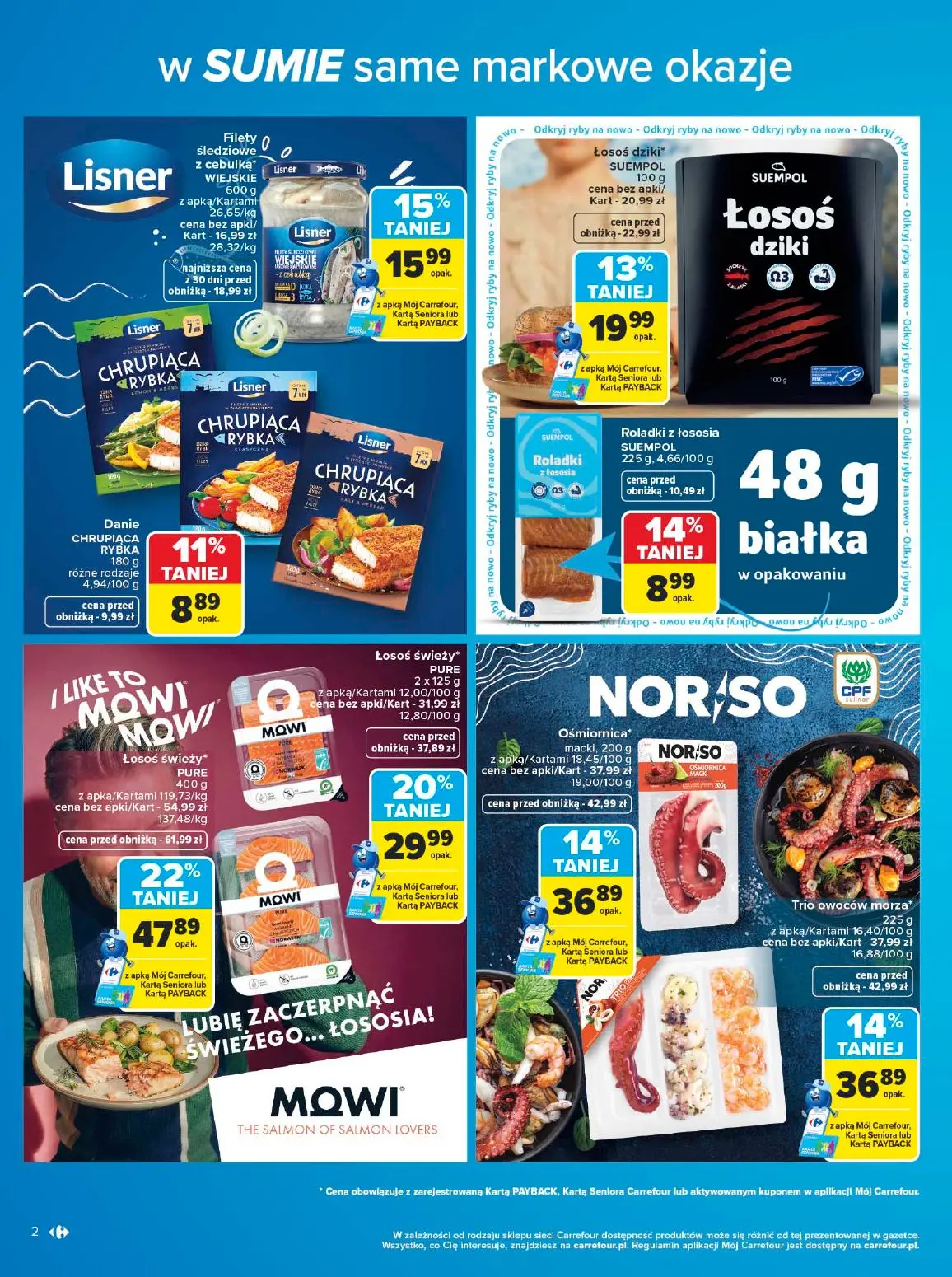 gazetka promocyjna Carrefour W sumie same markowe okazje - Strona 2