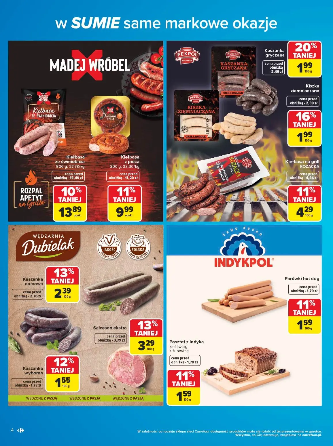 gazetka promocyjna Carrefour W sumie same markowe okazje - Strona 4