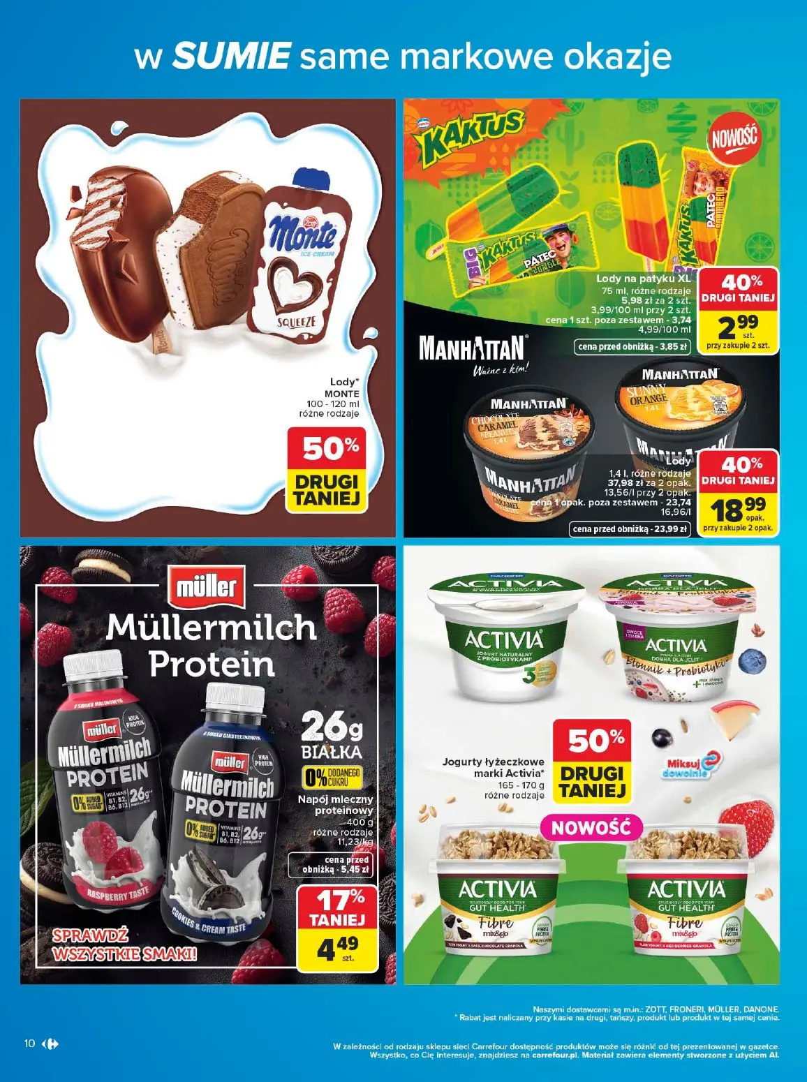 gazetka promocyjna Carrefour W sumie same markowe okazje - Strona 10