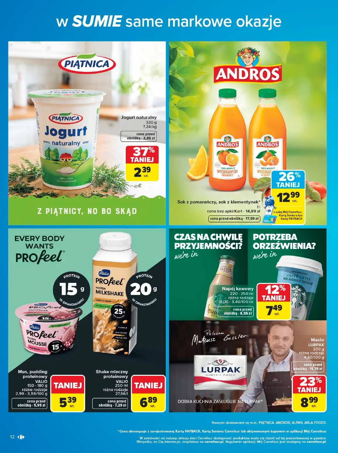 gazetka promocyjna Carrefour W sumie same markowe okazje - Strona 12