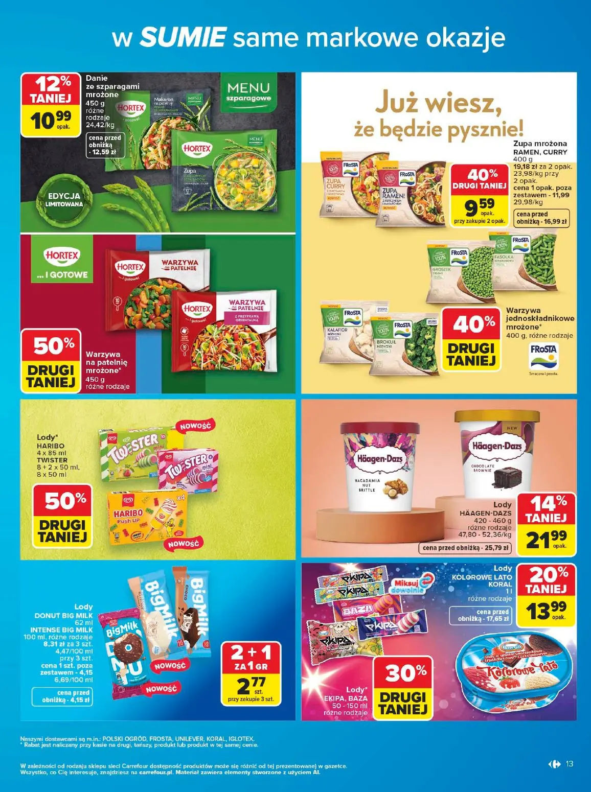 gazetka promocyjna Carrefour W sumie same markowe okazje - Strona 13