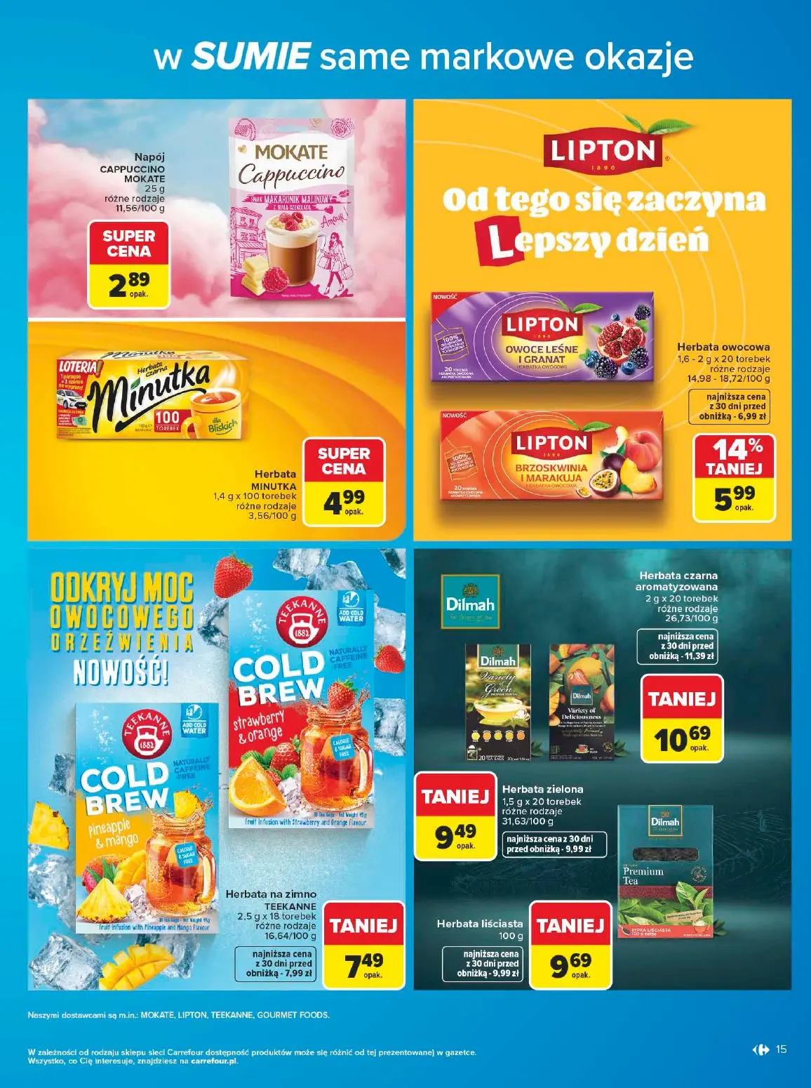 gazetka promocyjna Carrefour W sumie same markowe okazje - Strona 15