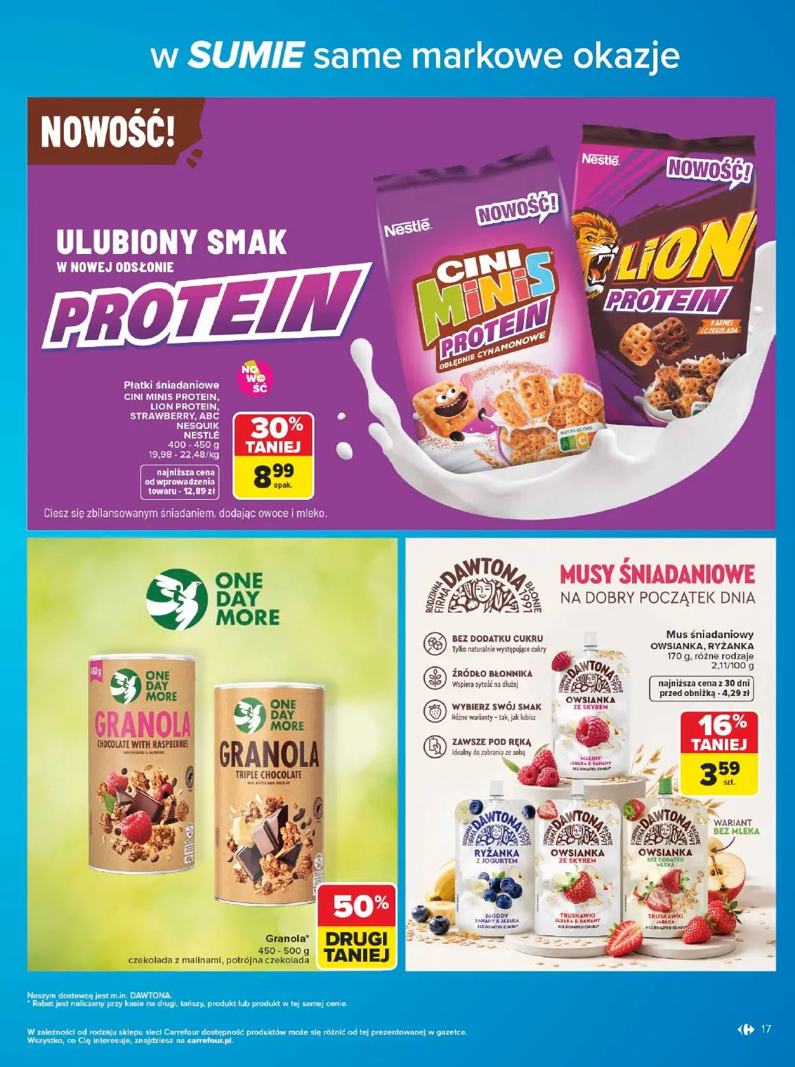 gazetka promocyjna Carrefour W sumie same markowe okazje - Strona 17