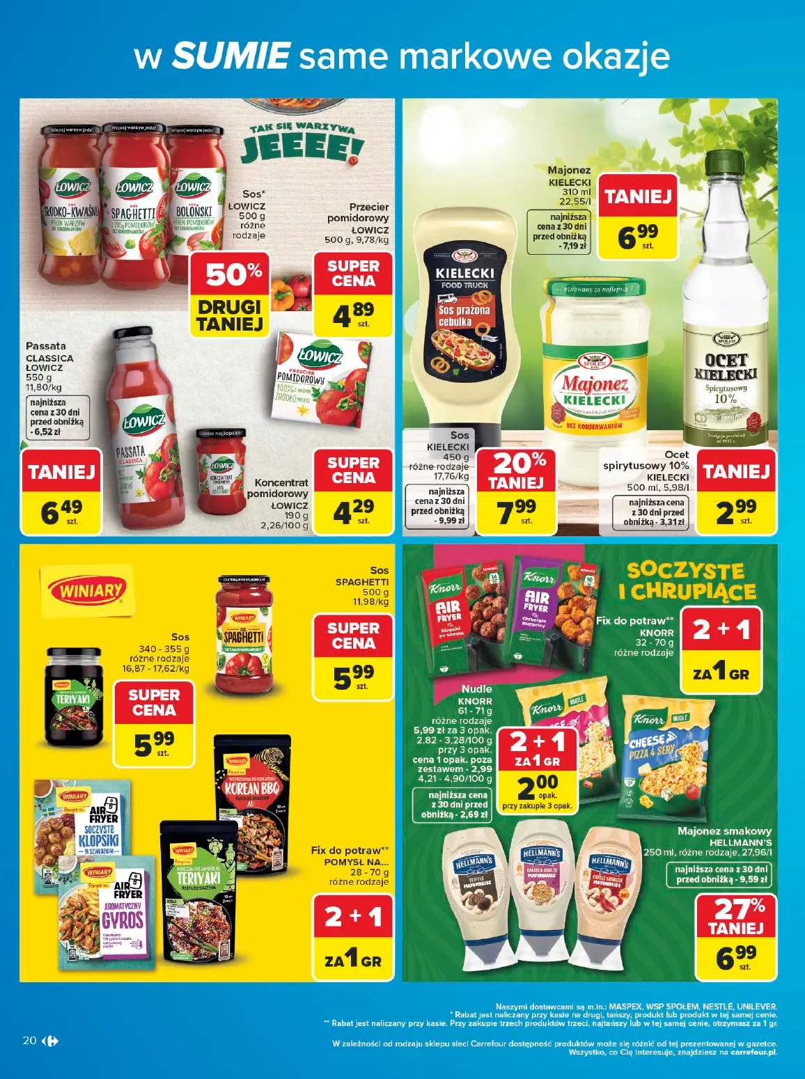 gazetka promocyjna Carrefour W sumie same markowe okazje - Strona 20