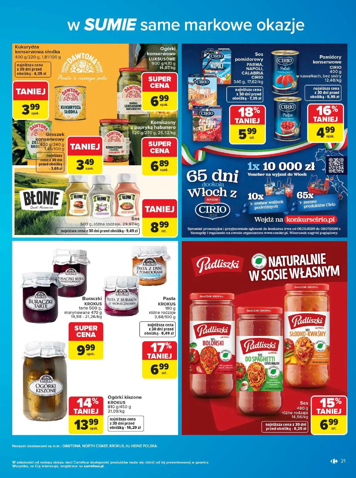 gazetka promocyjna Carrefour W sumie same markowe okazje - Strona 21