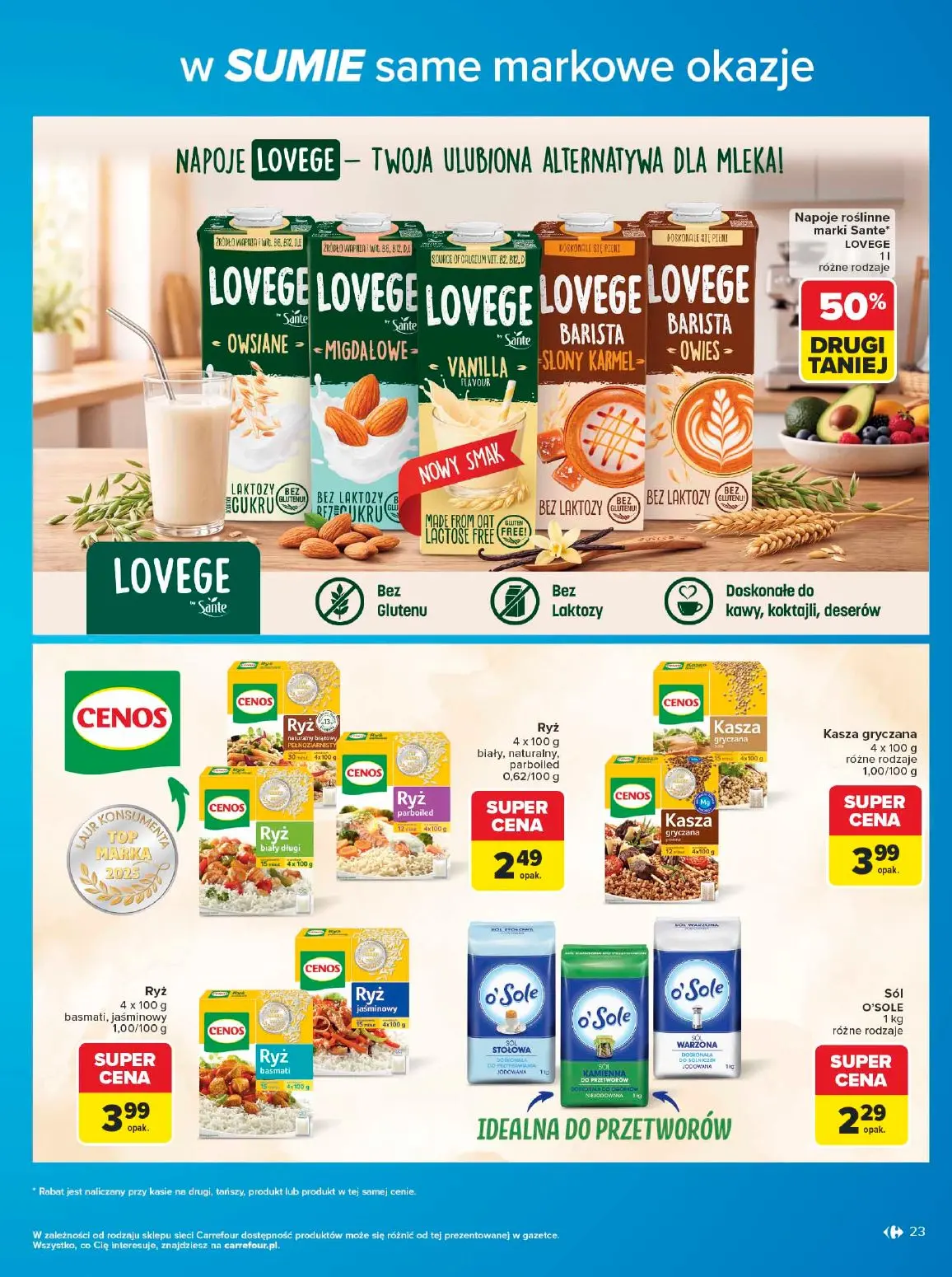gazetka promocyjna Carrefour W sumie same markowe okazje - Strona 23