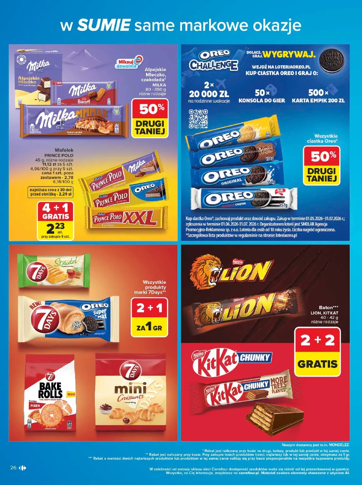 gazetka promocyjna Carrefour W sumie same markowe okazje - Strona 26