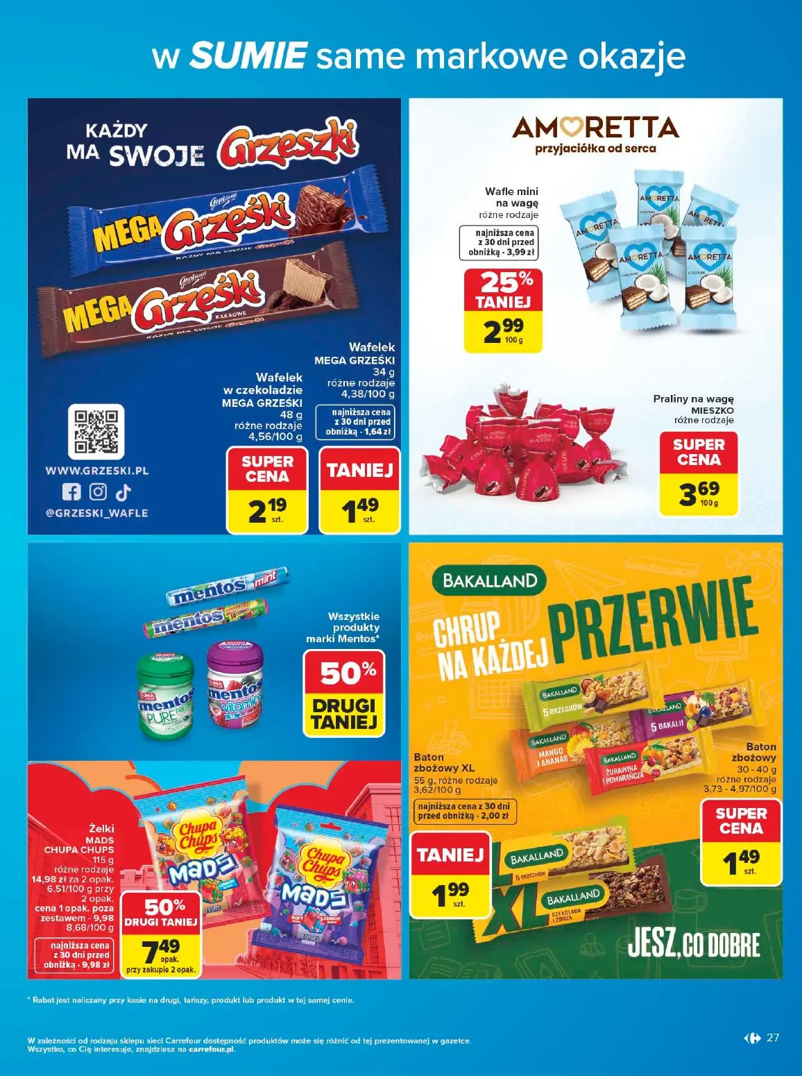 gazetka promocyjna Carrefour W sumie same markowe okazje - Strona 27