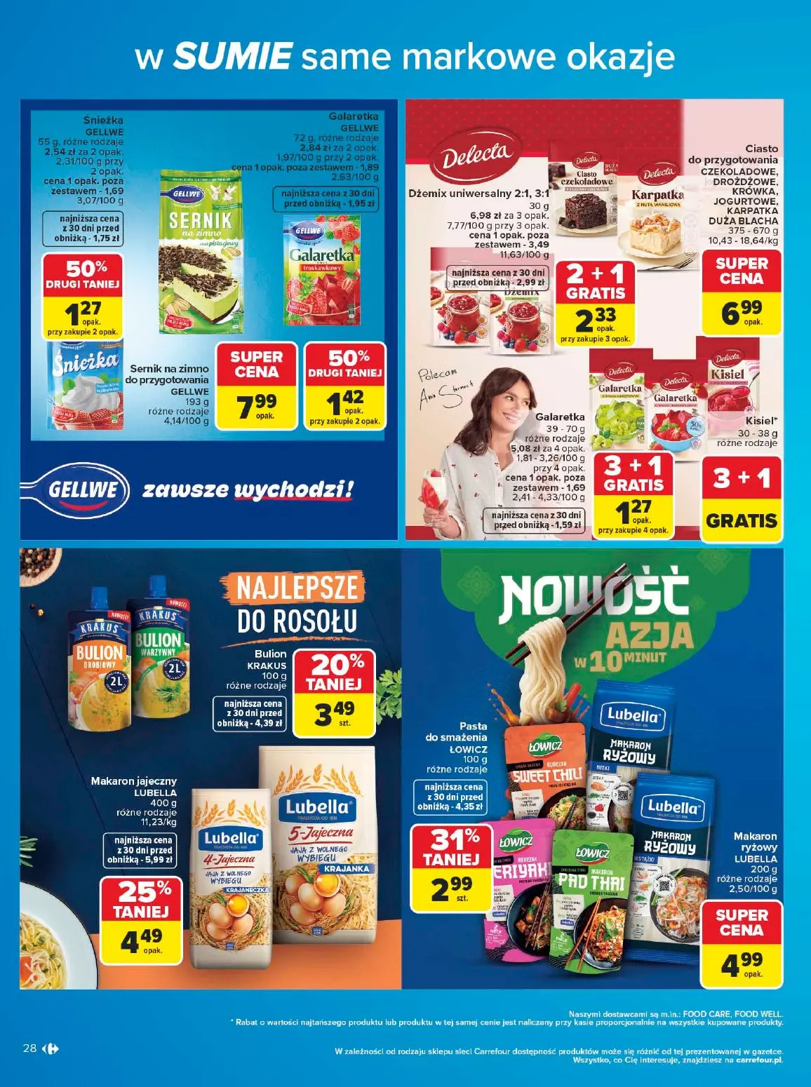 gazetka promocyjna Carrefour W sumie same markowe okazje - Strona 28