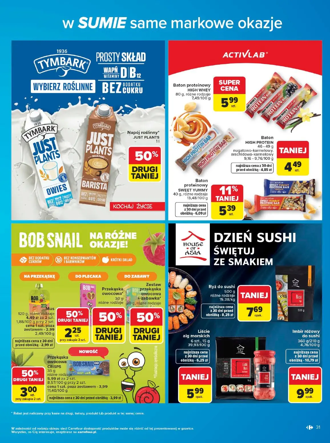 gazetka promocyjna Carrefour W sumie same markowe okazje - Strona 31