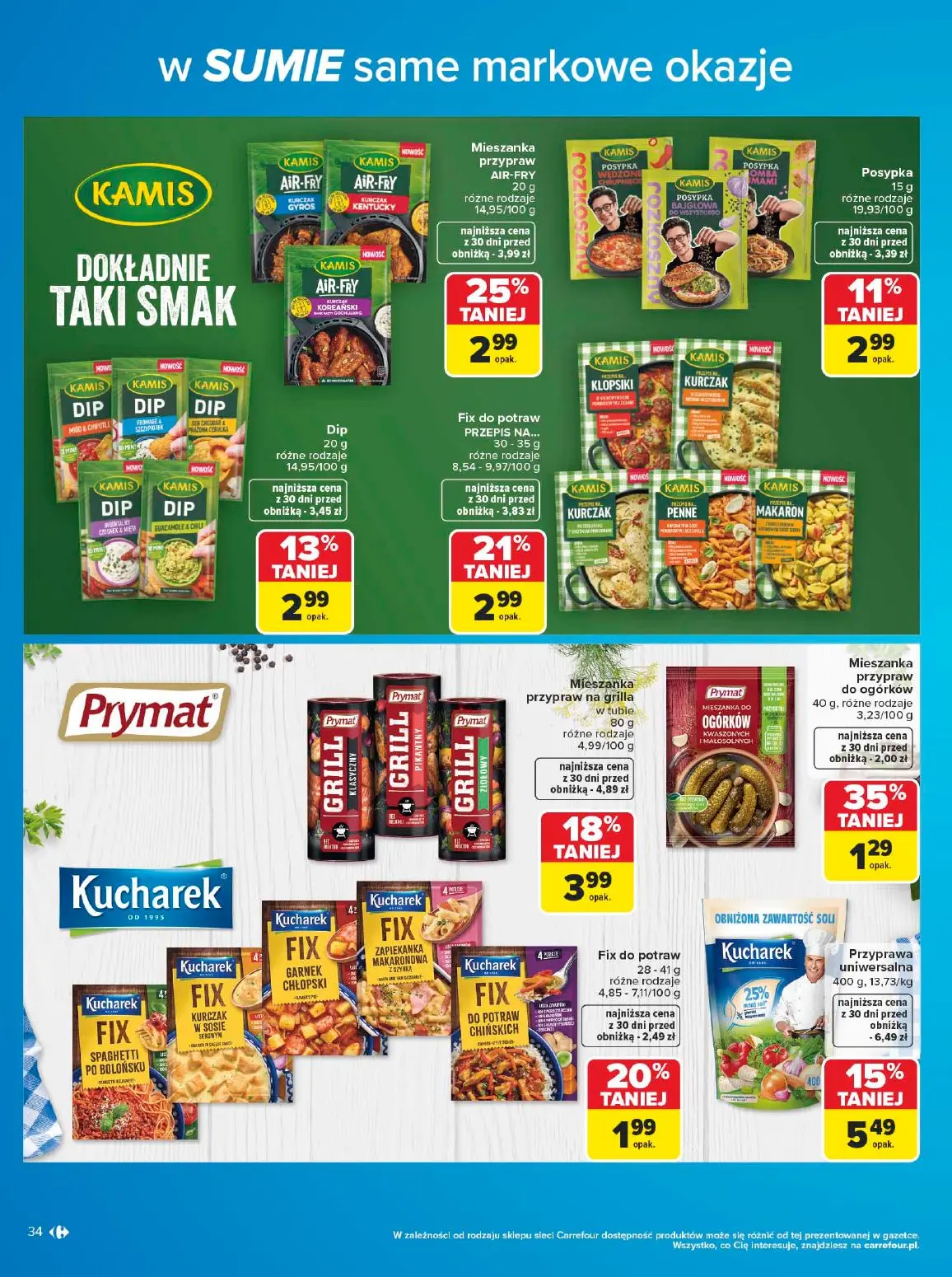 gazetka promocyjna Carrefour W sumie same markowe okazje - Strona 34