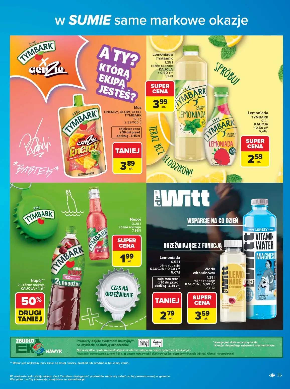 gazetka promocyjna Carrefour W sumie same markowe okazje - Strona 35