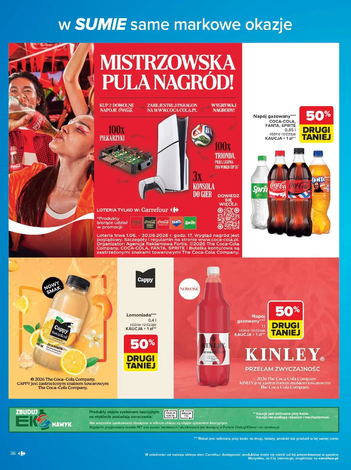 gazetka promocyjna Carrefour W sumie same markowe okazje - Strona 36