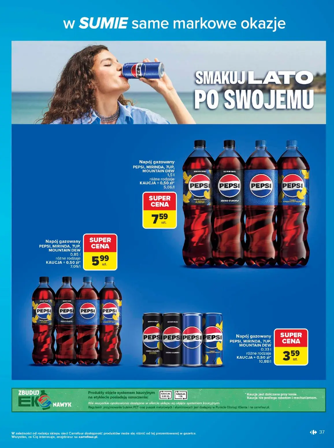 gazetka promocyjna Carrefour W sumie same markowe okazje - Strona 37