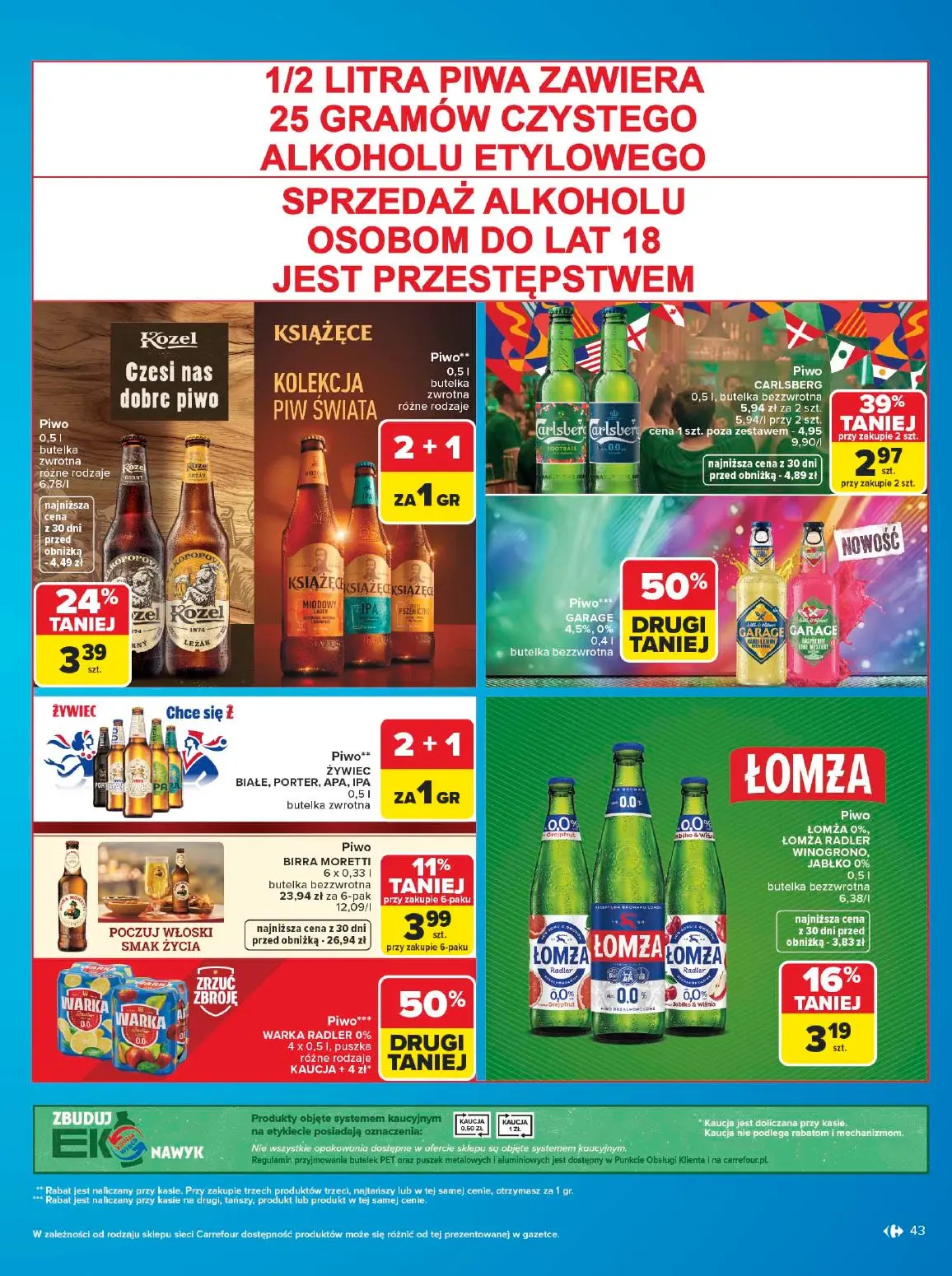 gazetka promocyjna Carrefour W sumie same markowe okazje - Strona 43