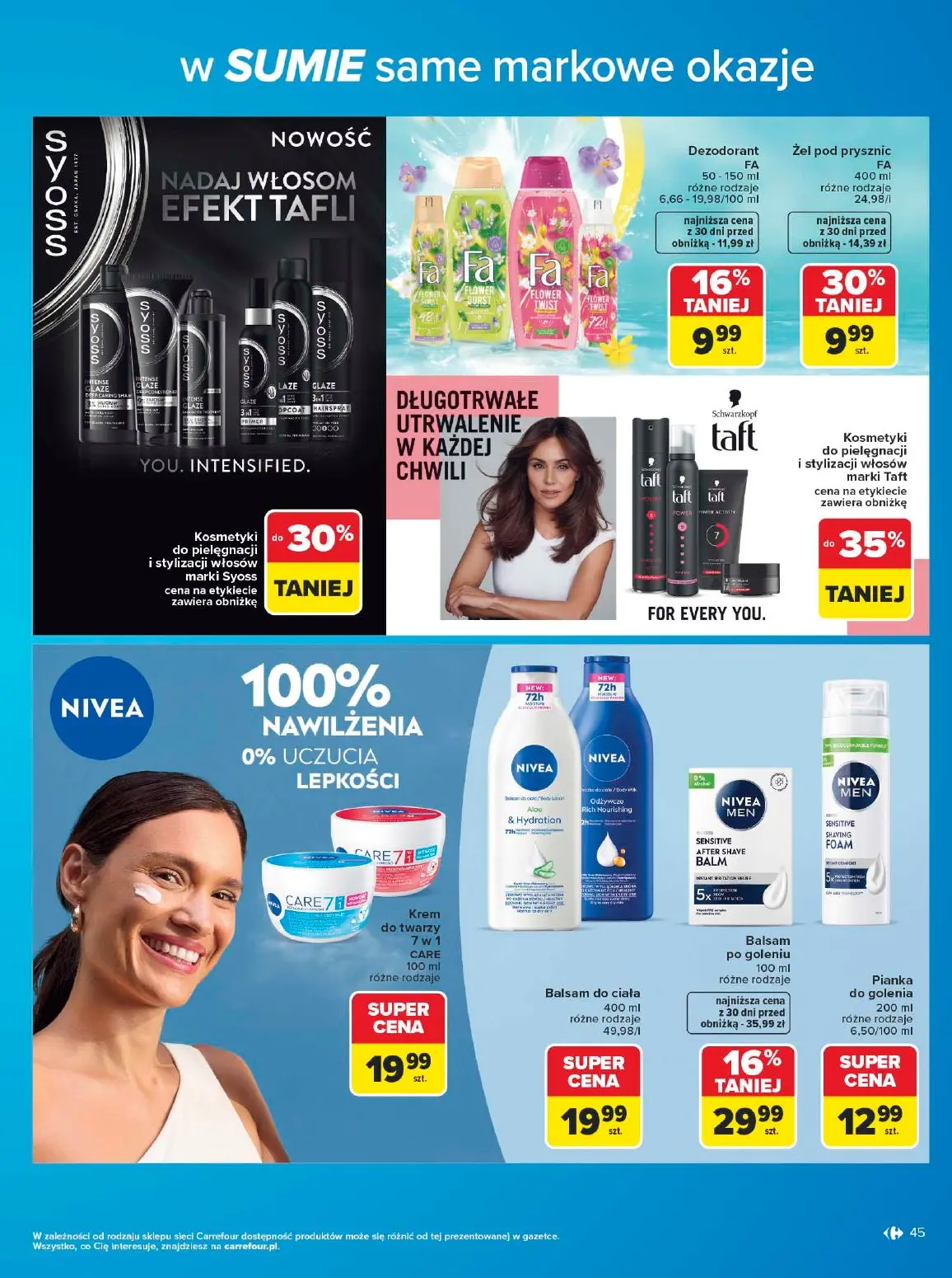 gazetka promocyjna Carrefour W sumie same markowe okazje - Strona 45
