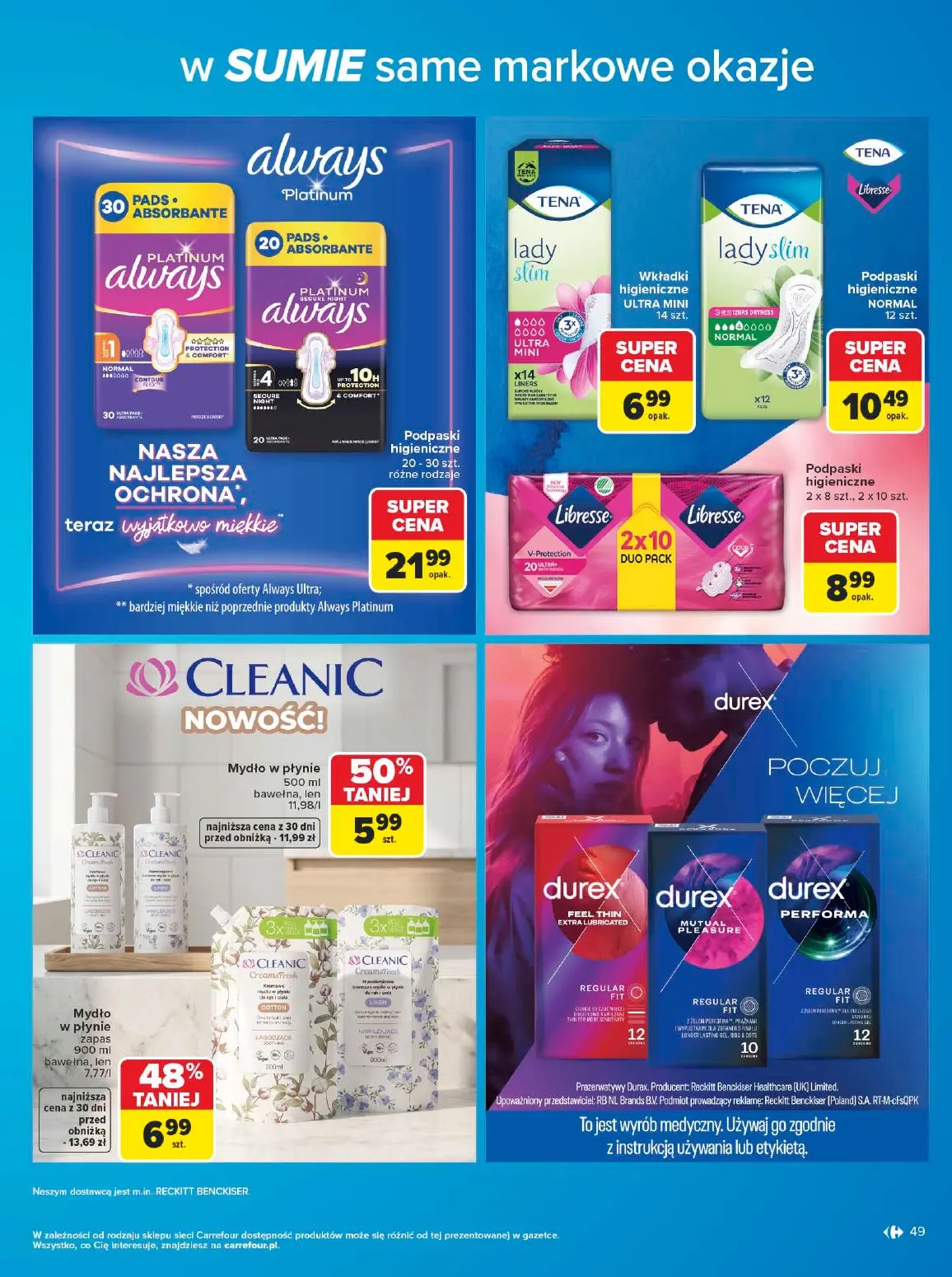 gazetka promocyjna Carrefour W sumie same markowe okazje - Strona 49