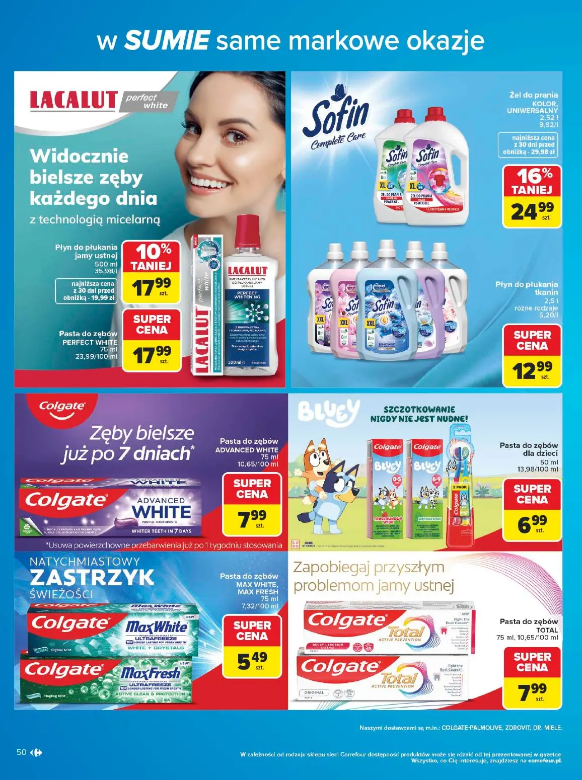 gazetka promocyjna Carrefour W sumie same markowe okazje - Strona 50