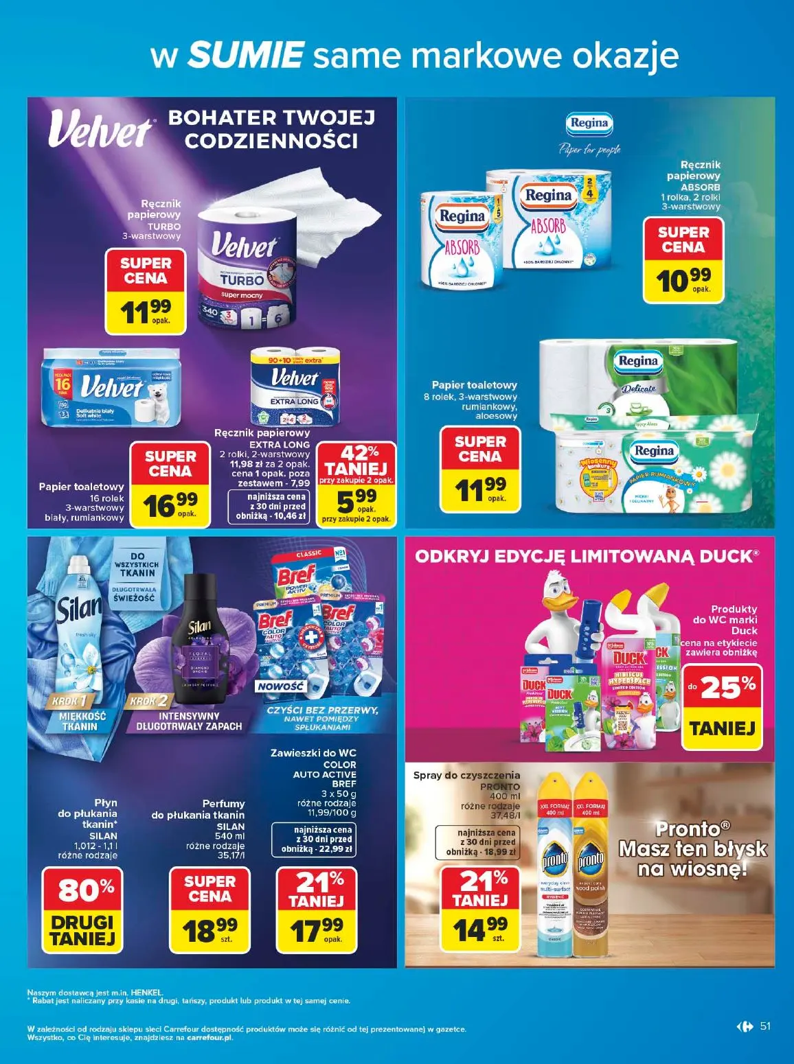 gazetka promocyjna Carrefour W sumie same markowe okazje - Strona 51