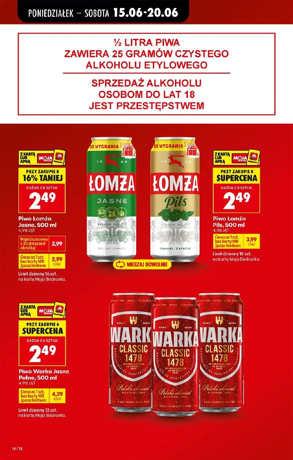 gazetka promocyjna Biedronka Od poniedziałku - Strona 18