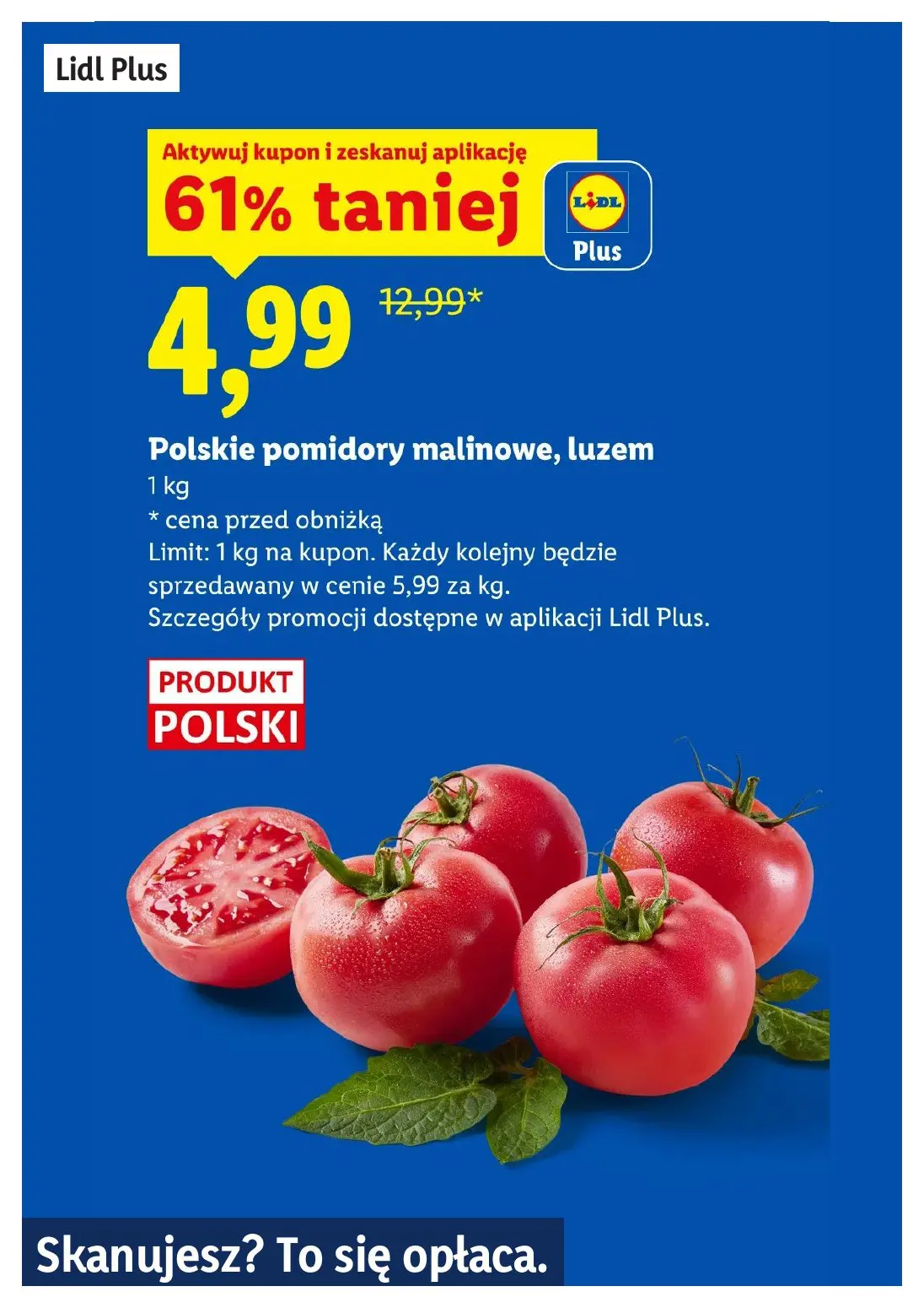gazetka promocyjna LIDL Lidl plus. Skanujesz - To się opłaca - Strona 4