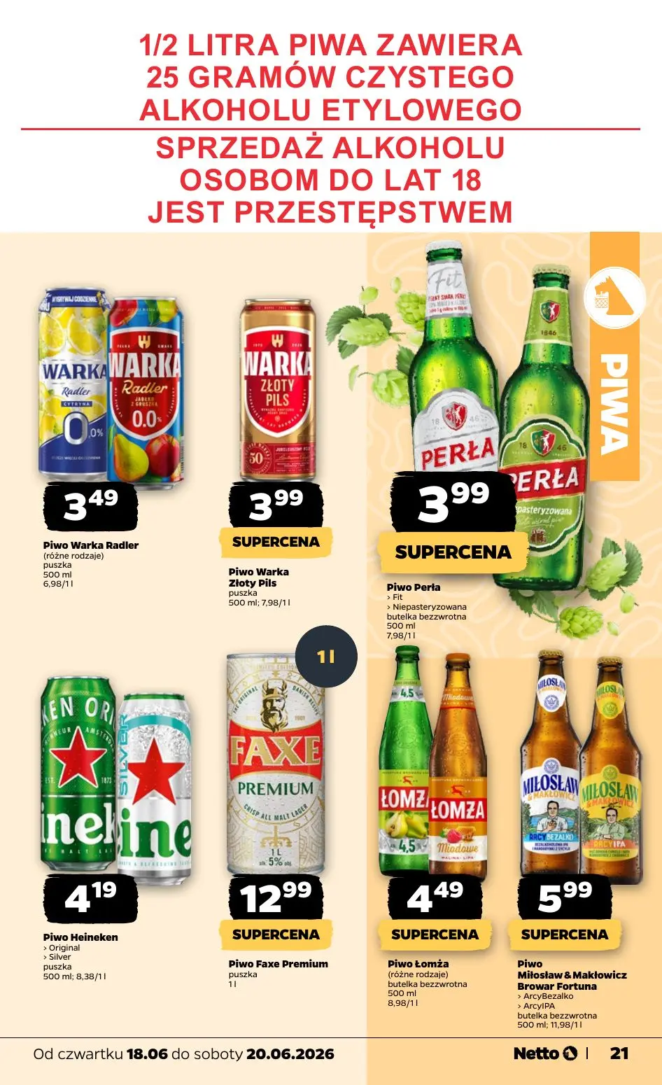 gazetka promocyjna NETTO Gazetka spożywcza - Strona 21