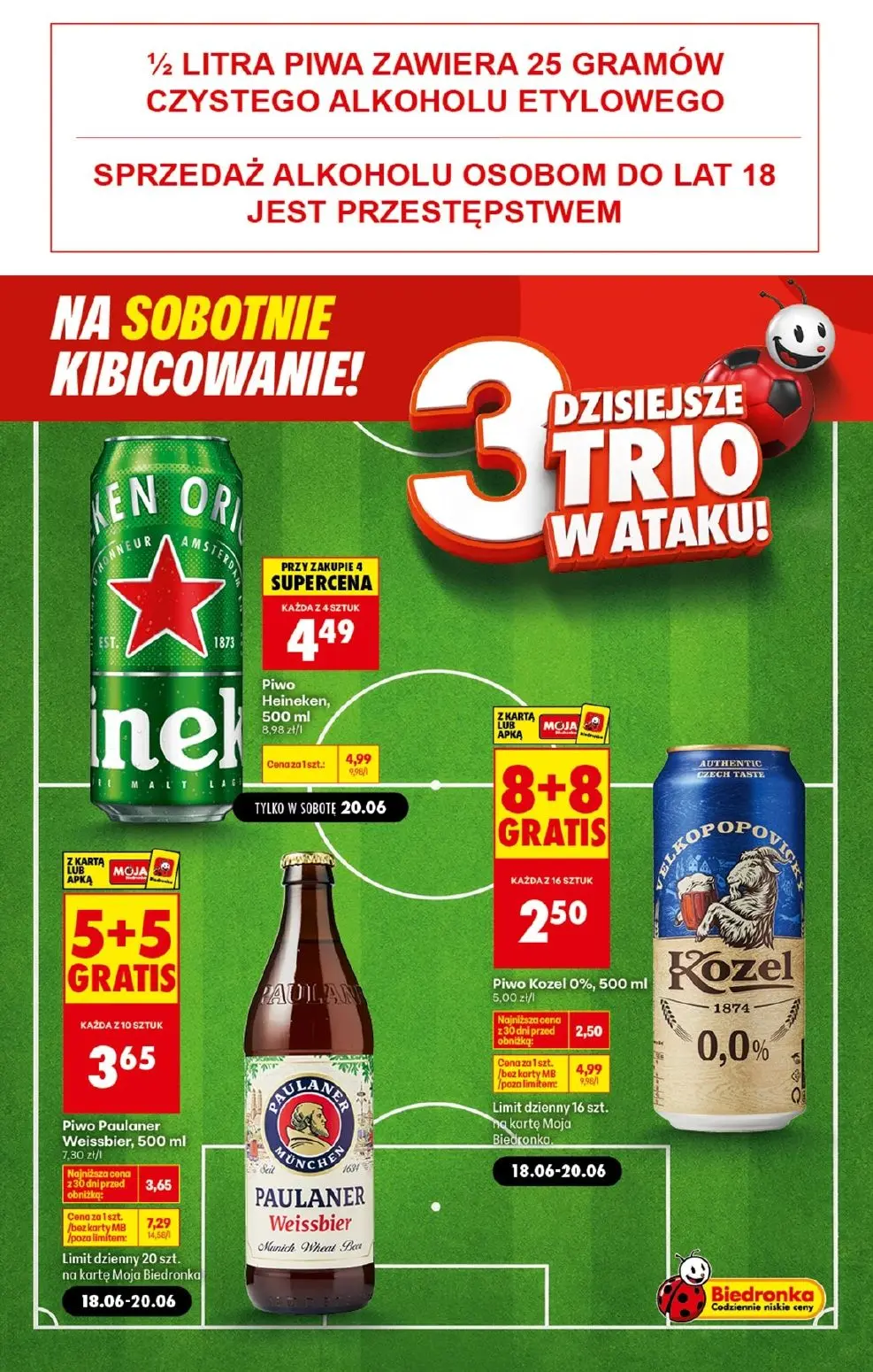gazetka promocyjna Biedronka Sobotnie kibicowanie - Strona 2