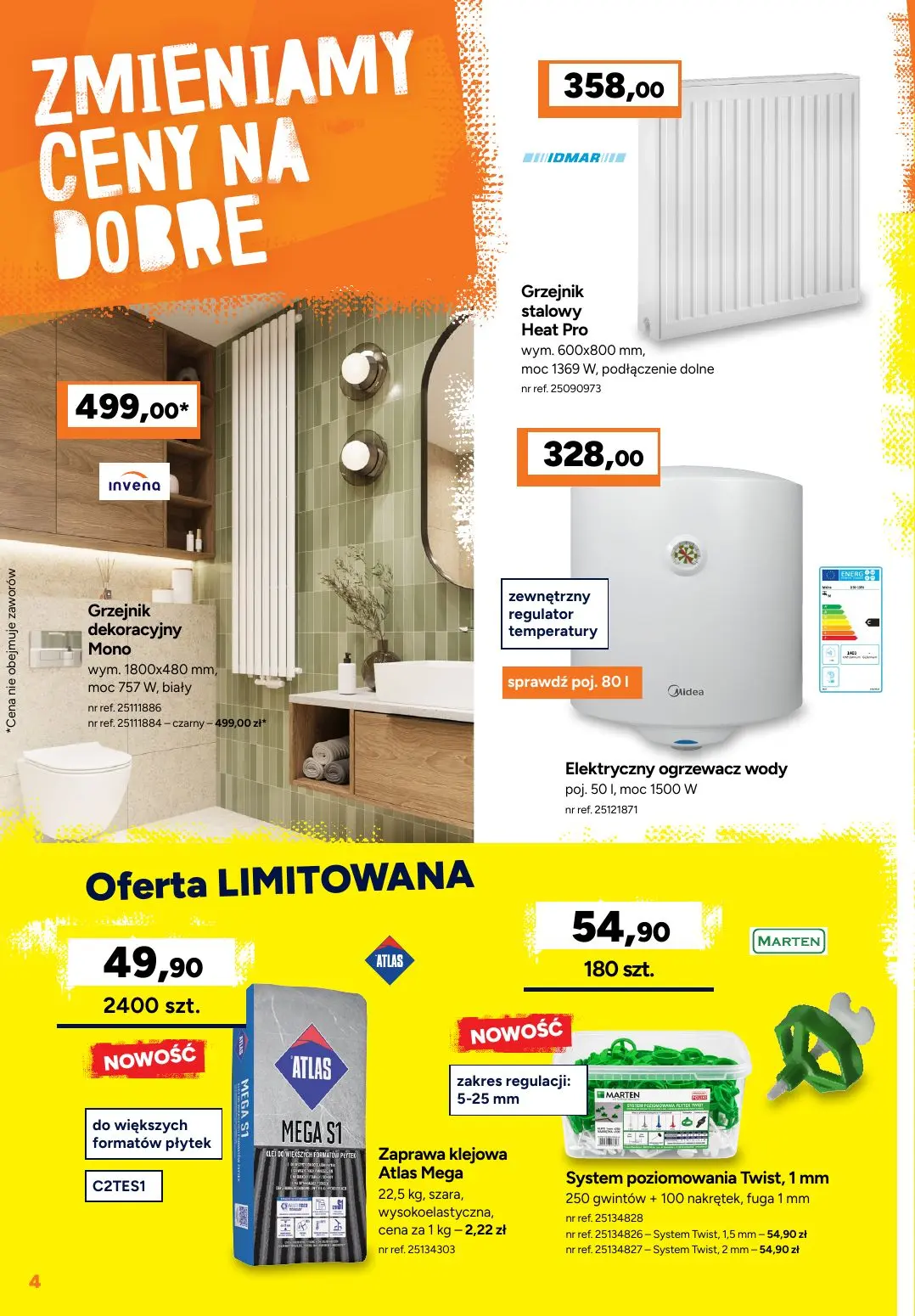 gazetka promocyjna BRICOMAN Zmieniamy ceny na dobre - Strona 4