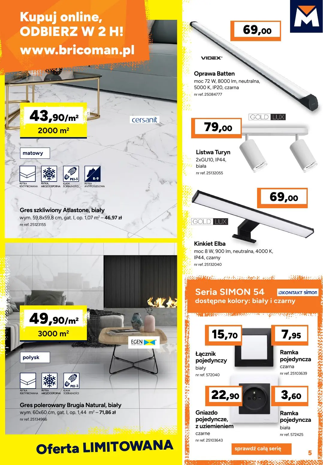 gazetka promocyjna BRICOMAN Zmieniamy ceny na dobre - Strona 5
