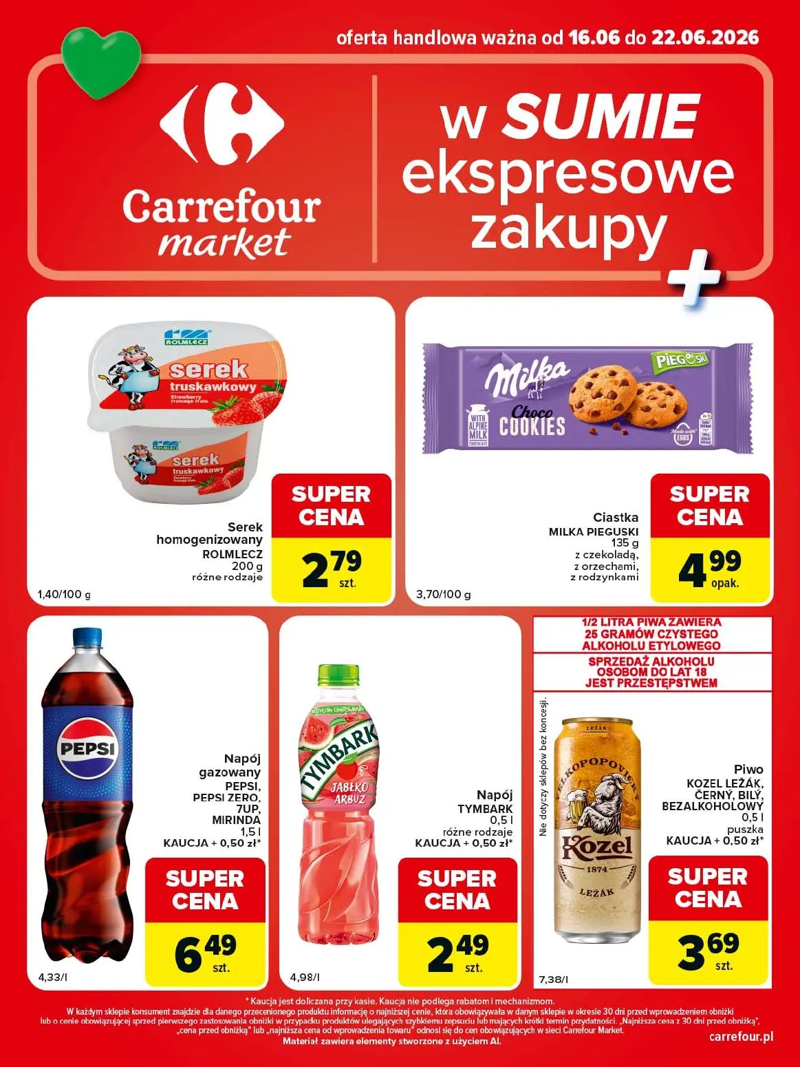 gazetka promocyjna Carrefour Market W sumie ekspresowe zakupy - Strona 2