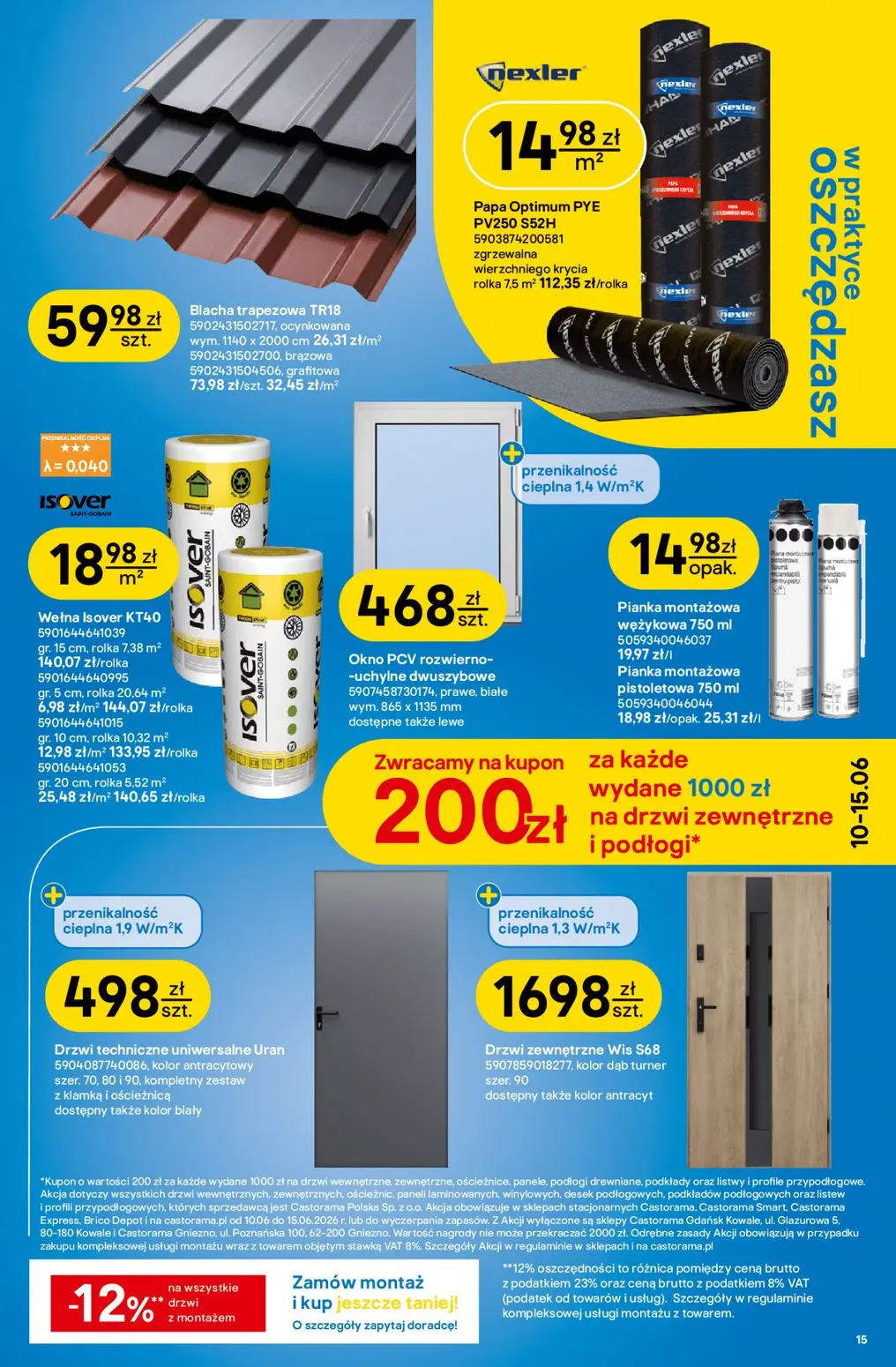 gazetka promocyjna castorama Casto Days - Strona 15