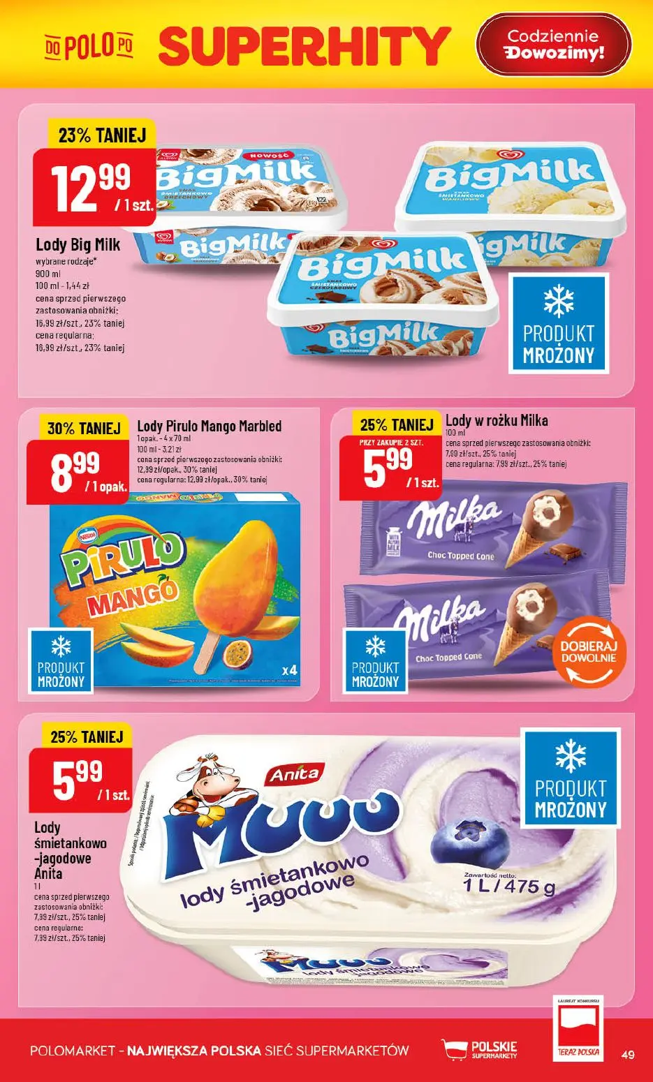 gazetka promocyjna POLOmarket Kujawsko-pomorskie, Zachodniopomorskie, Pomorskie - Strona 49