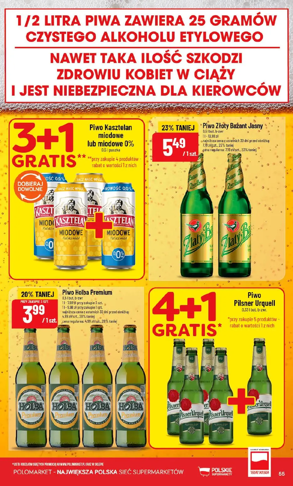 gazetka promocyjna POLOmarket Kujawsko-pomorskie, Zachodniopomorskie, Pomorskie - Strona 55