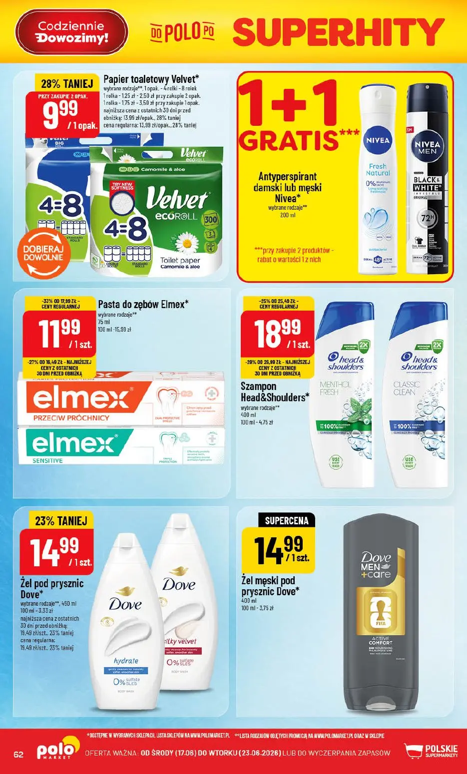 gazetka promocyjna POLOmarket Kujawsko-pomorskie, Zachodniopomorskie, Pomorskie - Strona 62