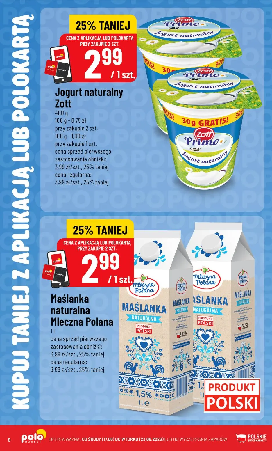 gazetka promocyjna POLOmarket Taniej z apką i POLOkartą! - Strona 8