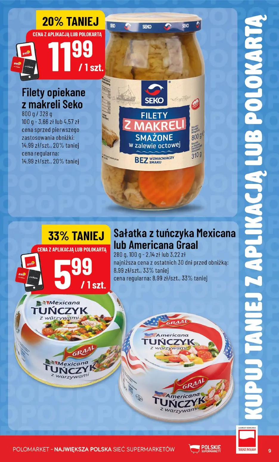 gazetka promocyjna POLOmarket Taniej z apką i POLOkartą! - Strona 9