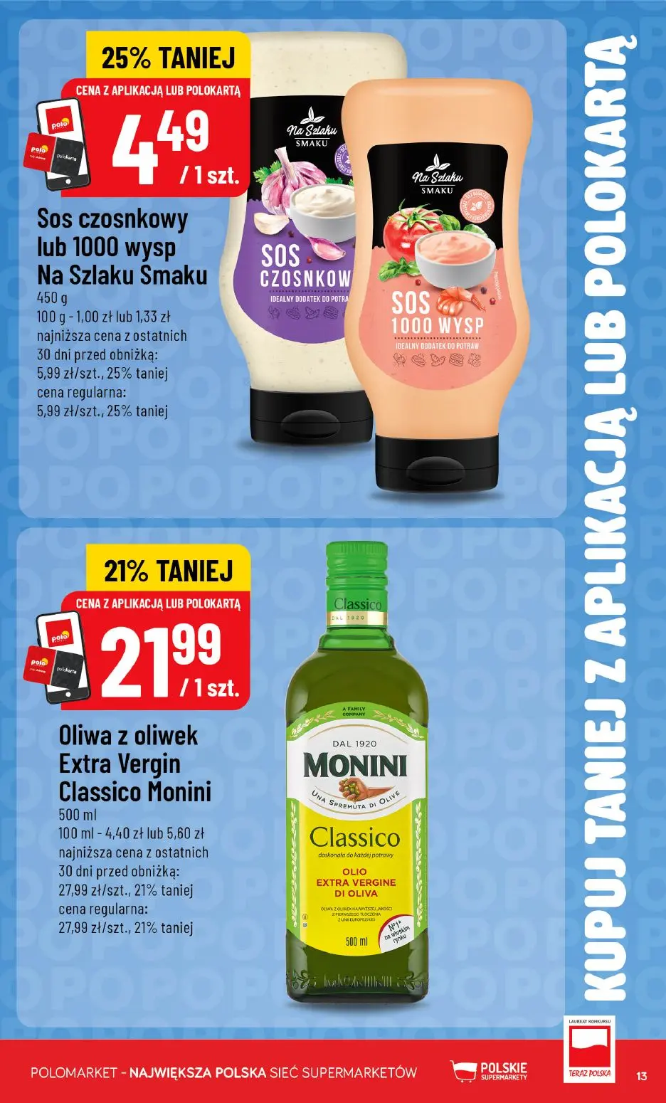 gazetka promocyjna POLOmarket Taniej z apką i POLOkartą! - Strona 13