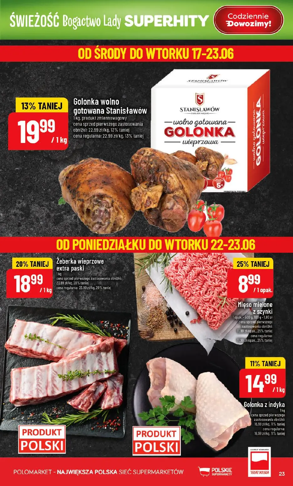 gazetka promocyjna POLOmarket Kujawsko-pomorskie, Pomorskie - Strona 23