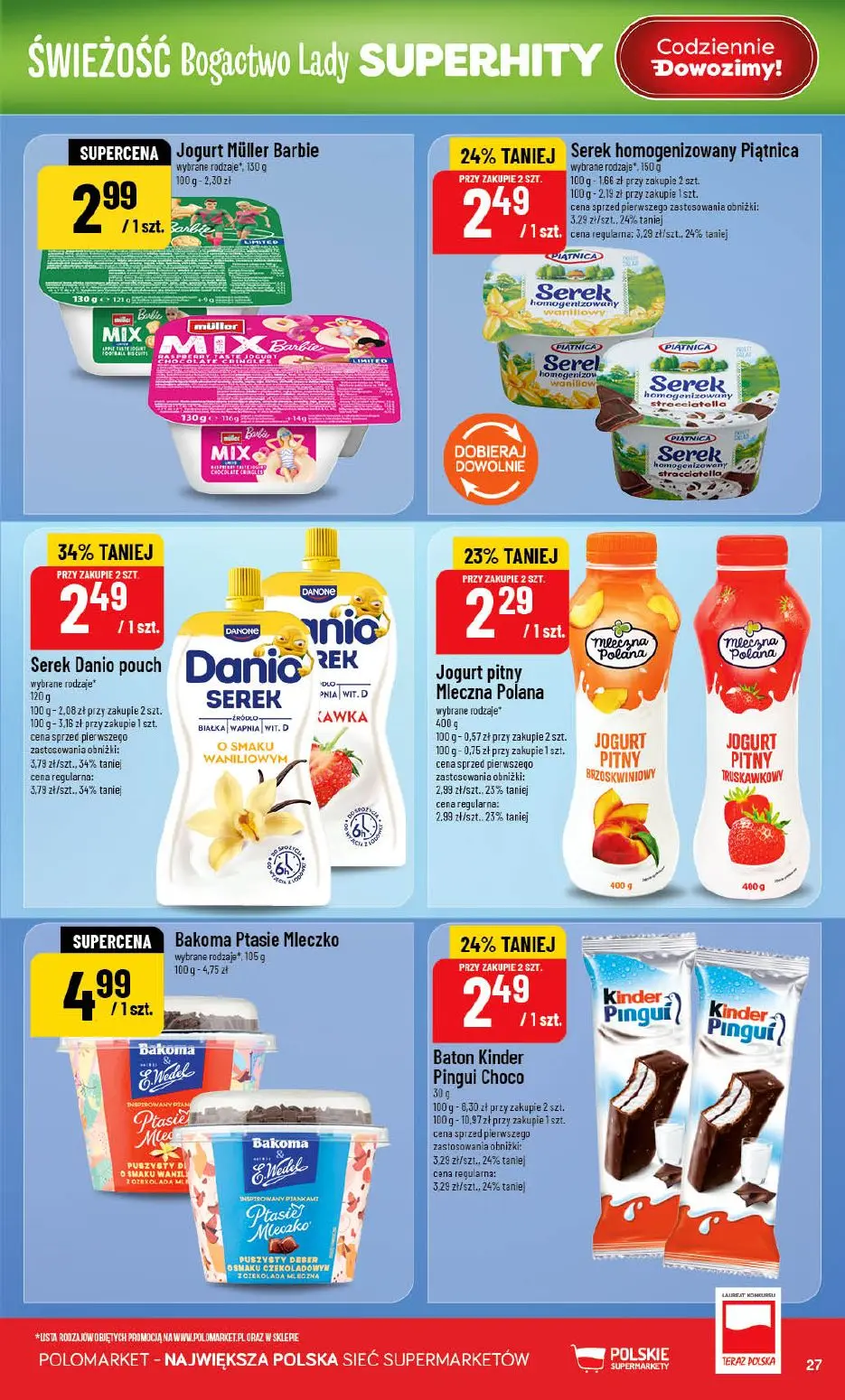 gazetka promocyjna POLOmarket Kujawsko-pomorskie, Pomorskie - Strona 27