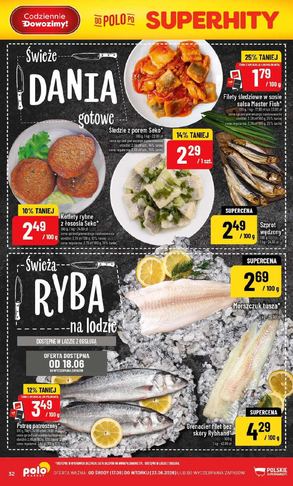 gazetka promocyjna POLOmarket Kujawsko-pomorskie, Pomorskie - Strona 32