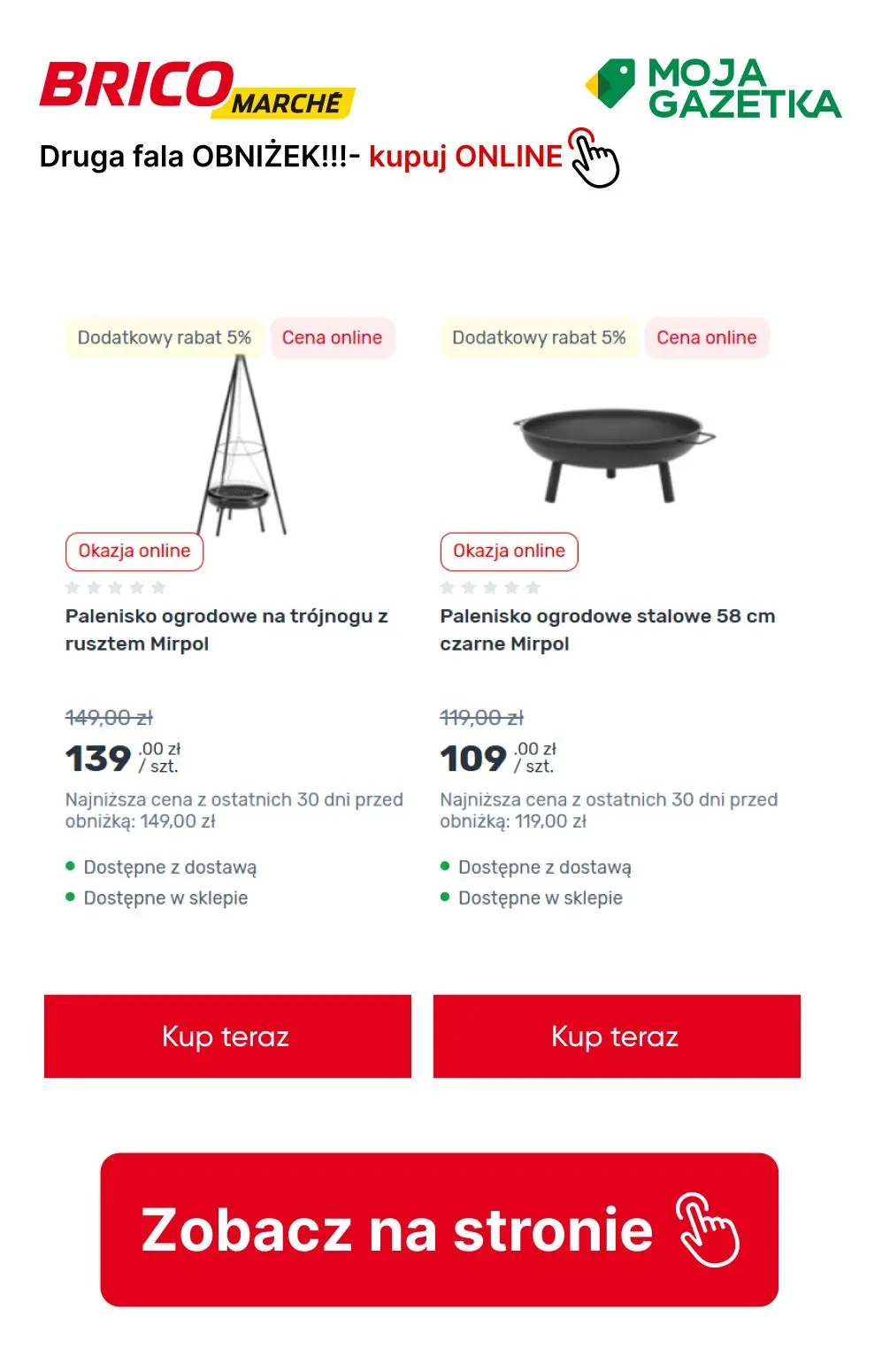 gazetka promocyjna BRICOMARCHE Druga fala obniżek do -30%!! - Strona 5