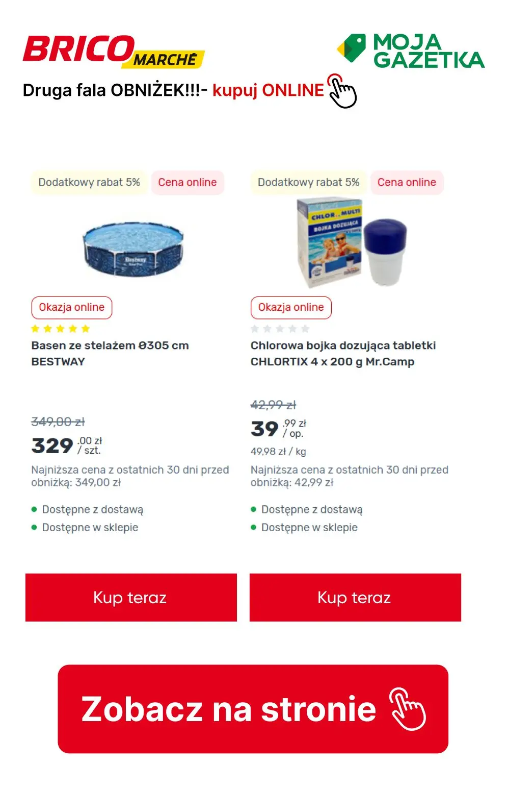 gazetka promocyjna BRICOMARCHE Druga fala obniżek do -30%!! - Strona 8