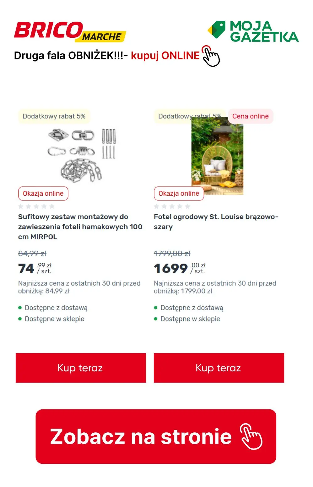 gazetka promocyjna BRICOMARCHE Druga fala obniżek do -30%!! - Strona 10