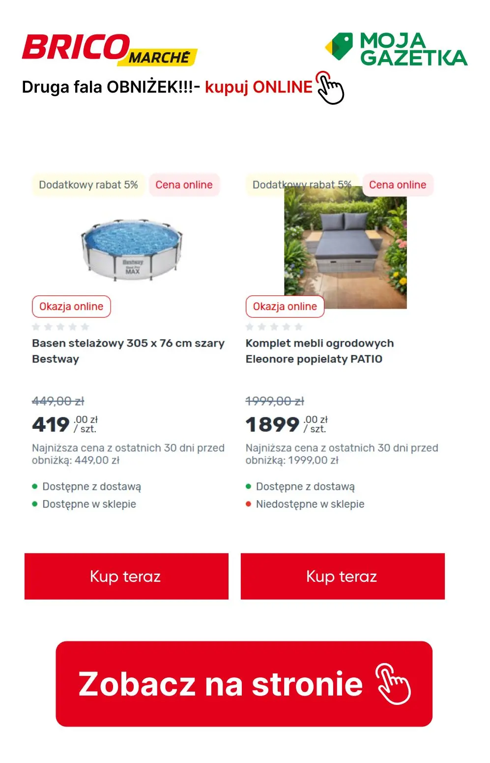 gazetka promocyjna BRICOMARCHE Druga fala obniżek do -30%!! - Strona 11