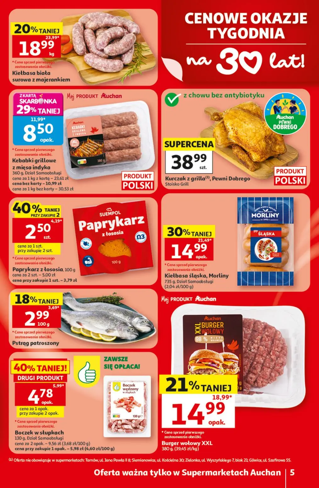 gazetka promocyjna Auchan Supermarket 30 Lat - Strona 5