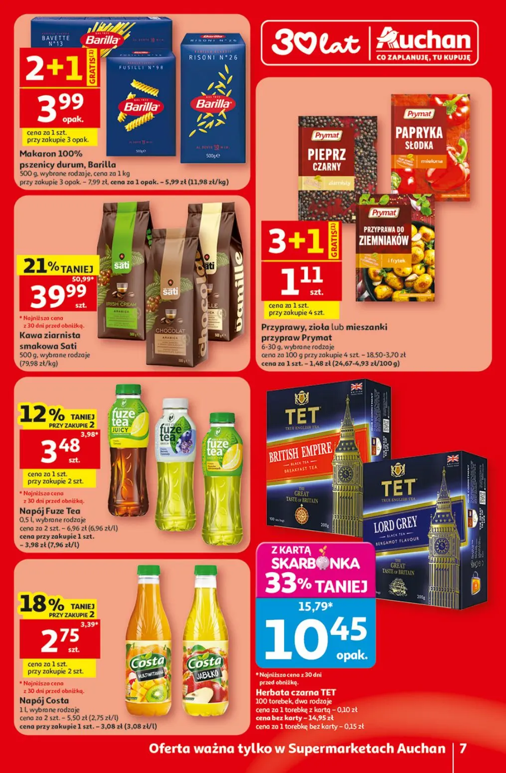 gazetka promocyjna Auchan Supermarket 30 Lat - Strona 7