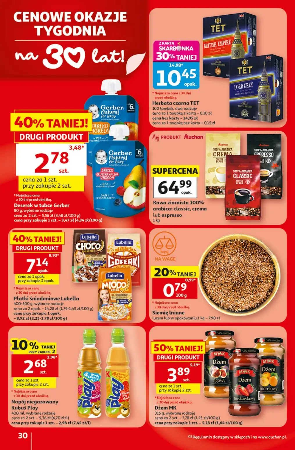 gazetka promocyjna Auchan 30 Lat - Strona 30